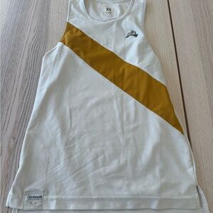 Tracksmith Cream Mesh Tank Top